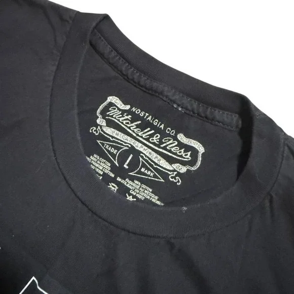 Mitchell & Ness Allen Iverson SLAM Magazine Men's T Shirt Black Size Large - Picture 2 of 4